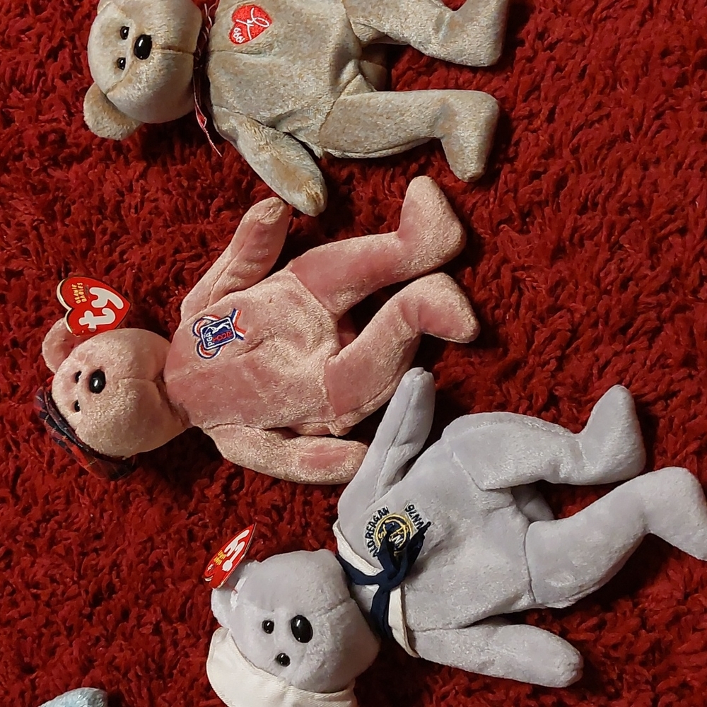 3 Bear Beanie Babies